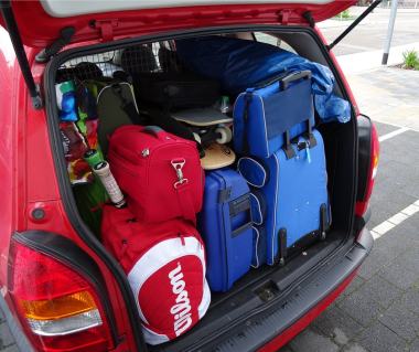 Kofferraum Auto Urlaub